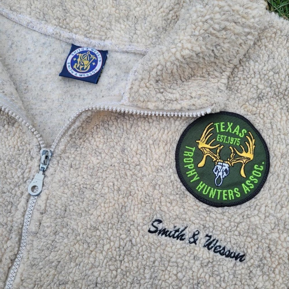 Vintage 90s Smith and Wesson Texas Hunter Sherpa Jacket